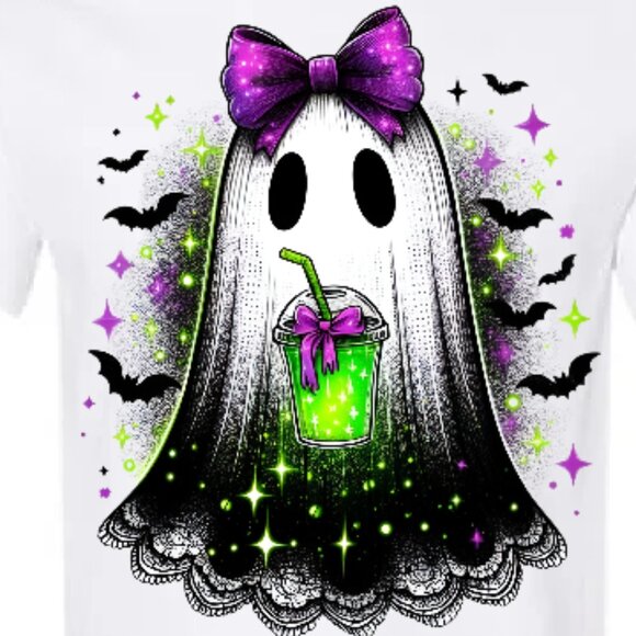 Beetle Juice Ghostie Graphic Tee - Picture 1 of 2